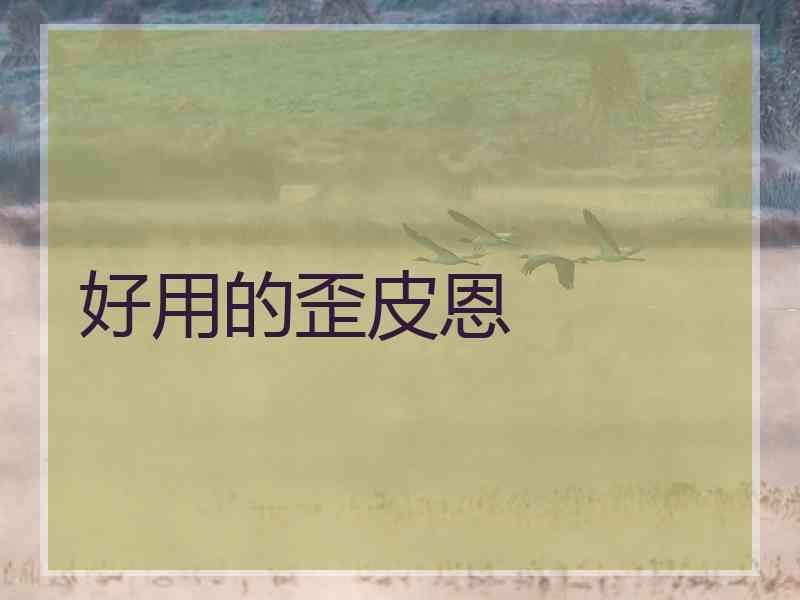 好用的歪皮恩