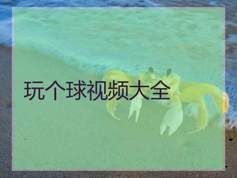 玩个球视频大全