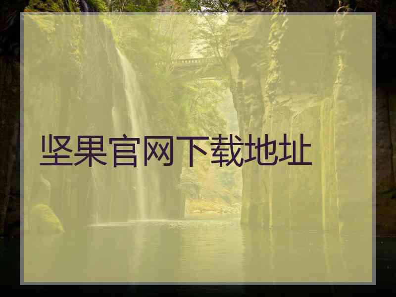 坚果官网下载地址