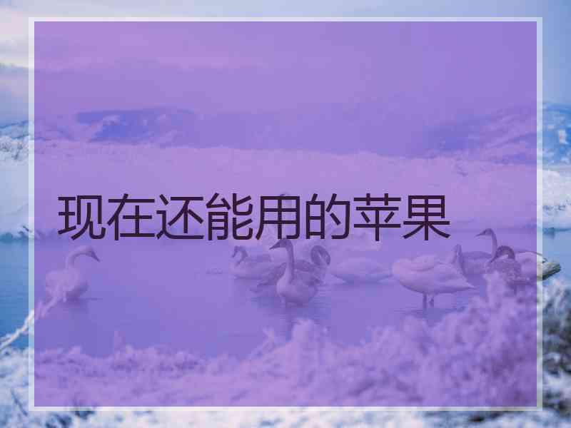 现在还能用的苹果