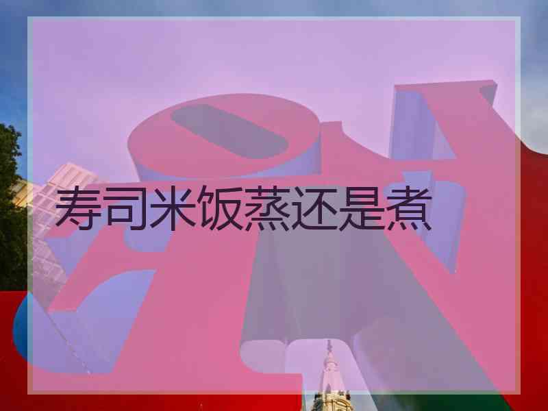 寿司米饭蒸还是煮