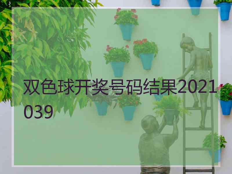 双色球开奖号码结果2021039