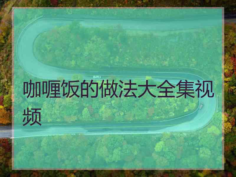 咖喱饭的做法大全集视频