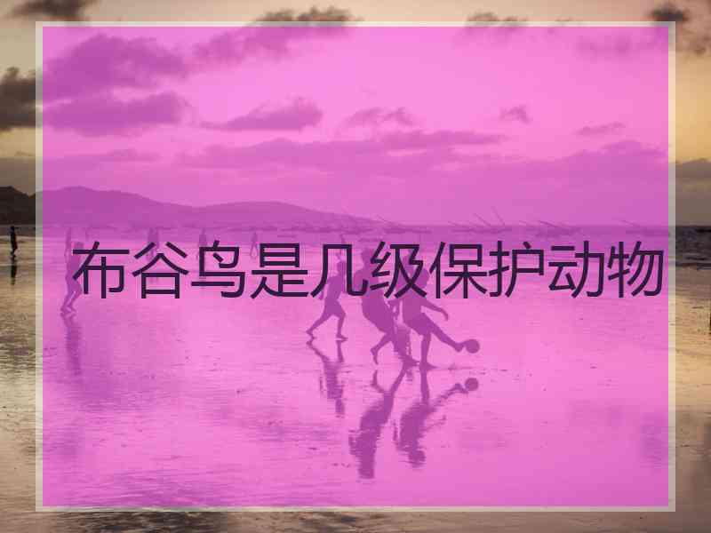布谷鸟是几级保护动物