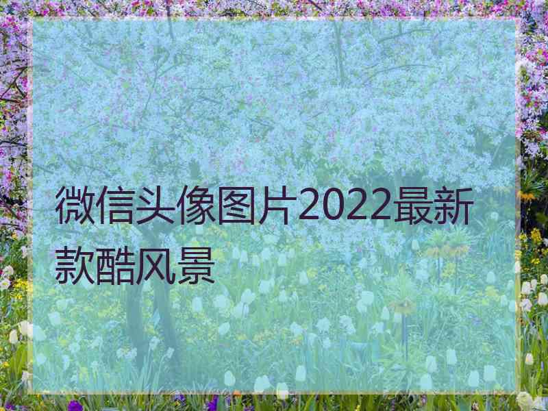 微信头像图片2022最新款酷风景