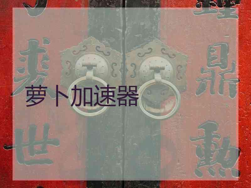 萝卜加速器