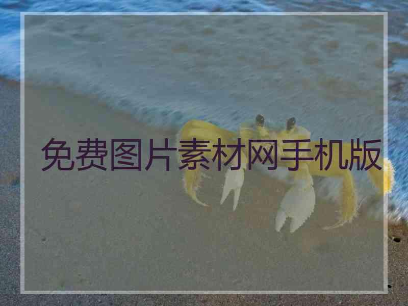 免费图片素材网手机版