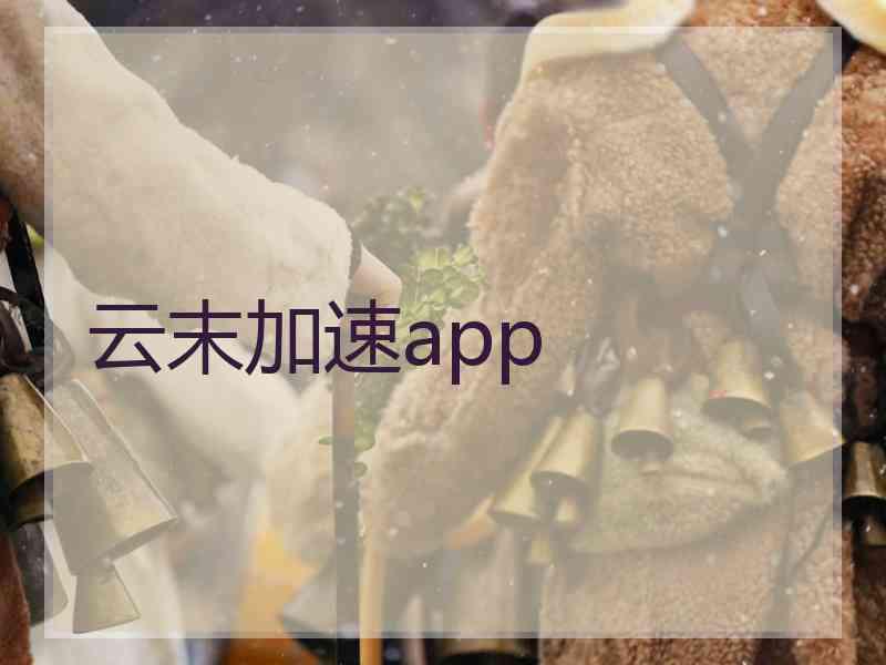 云末加速app