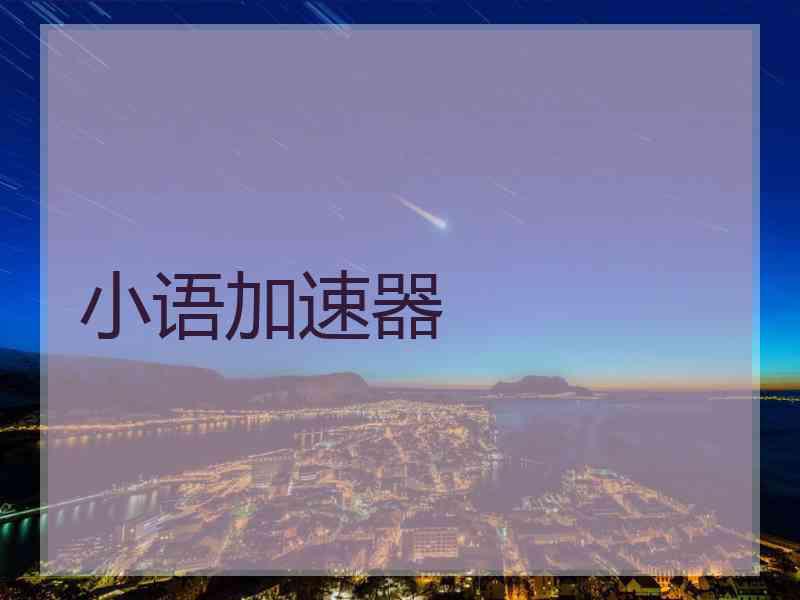 小语加速器