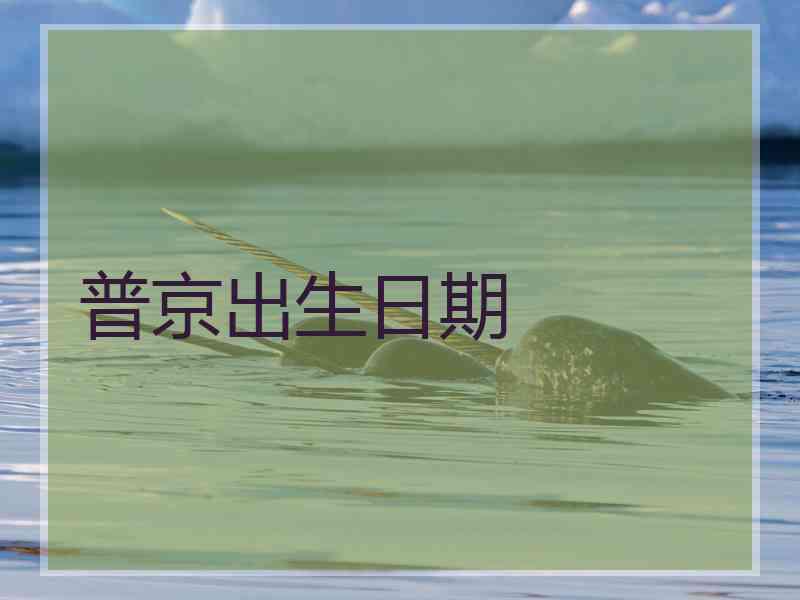 普京出生日期